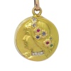 Vintage Art Nouveau 18K gold locket